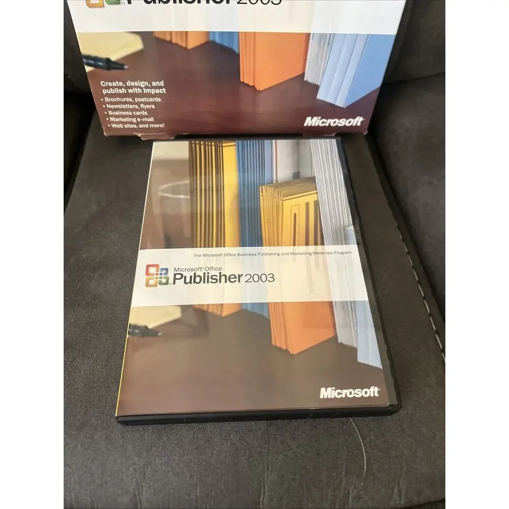 Microsoft Office Publisher 2003 Disk + Product Key
